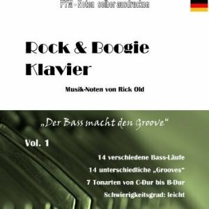 Klavierschule, Noten "Rock & Boogie" Vol. 1 (Rock & Boogie Klavier)